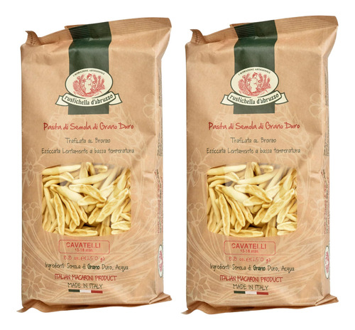 Pasta Cavatelli De Trigo Duro 250 G Paquete De 2