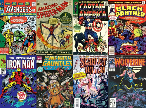 Eventos Marvel Y Dc Entre Otras Sagas, Comics Digitales 
