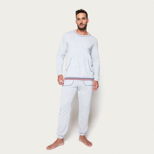 Pijama Largo Algodón French Palmers