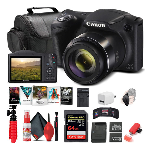 Canon Powershot Sx420 Es Una Cámara Digital (negro) (c001). Color Negro
