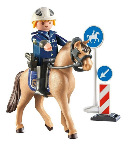 Playmobil Country Soft Bag Policia A Cavalo 9260