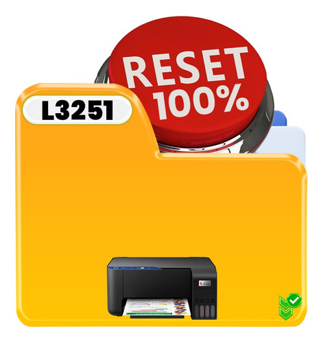 Reset Epson L3251 Ilimitado - Envio Imediato 24h