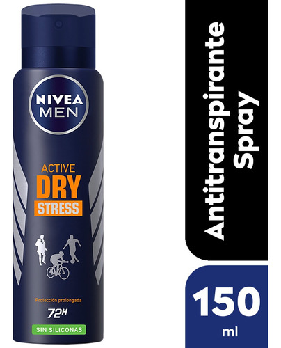 Desodorante Nivea Men Active Dry Stress X150ml