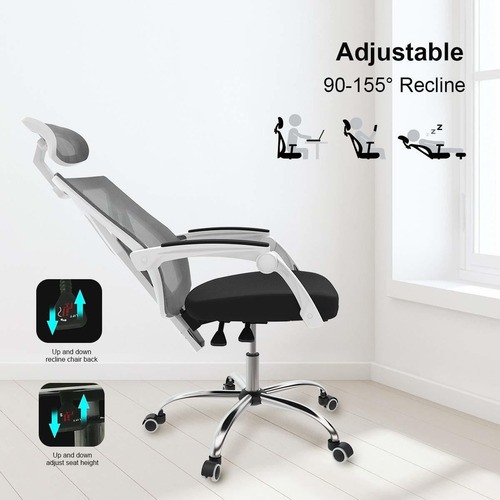 Hbada Ergonomic Office Chair - High-back Desk Chair Racing S