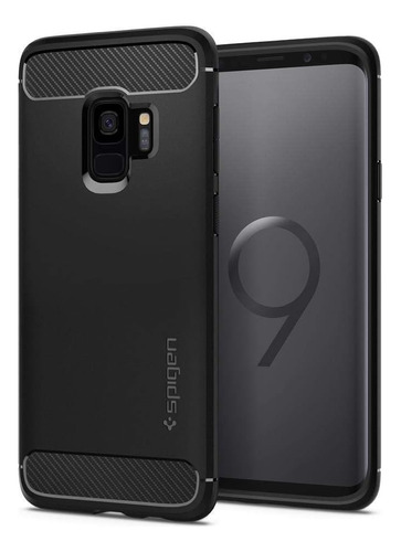 Funda Spigen Galaxy S9 Rugged Armor Negro