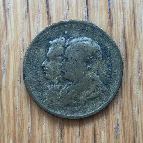 Moeda Brasil - 500 Réis 1922 - 1° Centenário Independência (Usado)