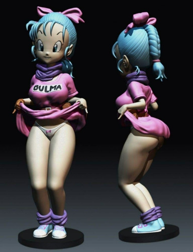 Archivo Stl Impresión 3d - Dragon Ball Bulma Sexy V2