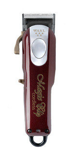 Cortadora de pelo Wahl Professional 5 Star Cordless Magic Clip 8148 plateada y roja 120V