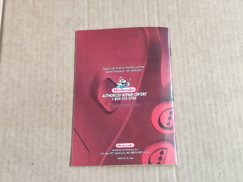 Manual Original -- Ridge Racer 64 -- Nintendo 64 / N64 (Usado)