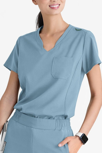 Uniforme Medico Quirurgico Grey S Anatomy Evolve Oceanmist Azul Xs