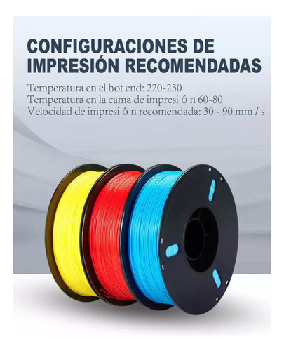 Precisión Dimensional Del Filamento Petg De 1,75 Mm +/- 0,02