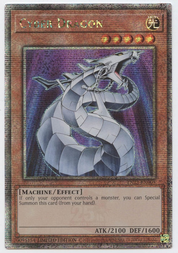 Cyber Dragon - Quarter Century Rare    Tn23