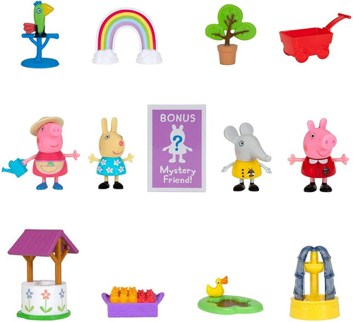 Set Figuras Peppa Pig Día De Jardinería (7 Cm) A3403