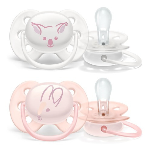 Imagen 2 de 3 de Chupete Ultra Soft Deco Philips Avent Scf222/04 0-6 Meses