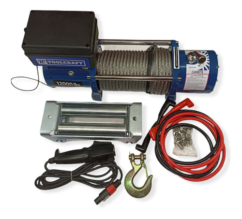 Imagen 2 de 9 de Winch Electrico 12v Para 12000lb 4x4 5.5 Hp