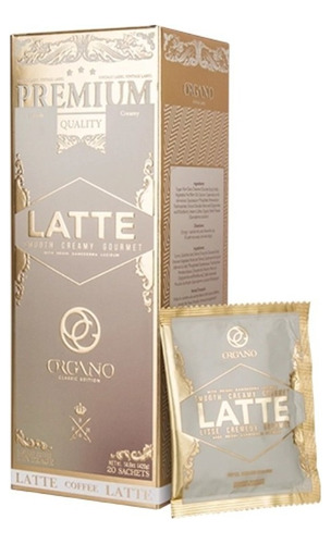 4 Cajas Café Latte Organo Gold Premium Gourmet Envío Gratis