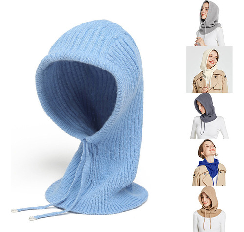 Anriy -gorro De Invierno Tejido De Invierno Con Capucha A