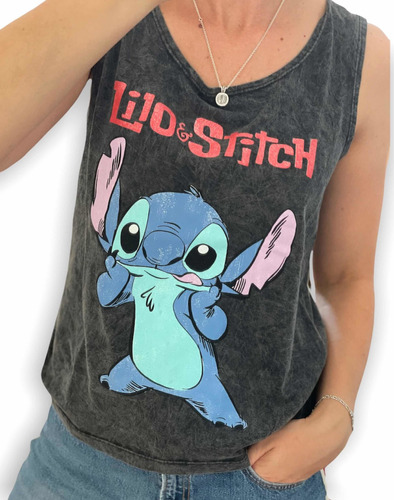 Musculosa Lilo & Stitch Nevada