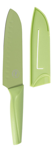 Cuchillo Ilko Pure Element Santoku Verde 18cm