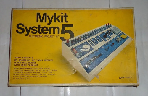 Juego Electrónica Mykit System 5 Año 1977 Made In Japan 