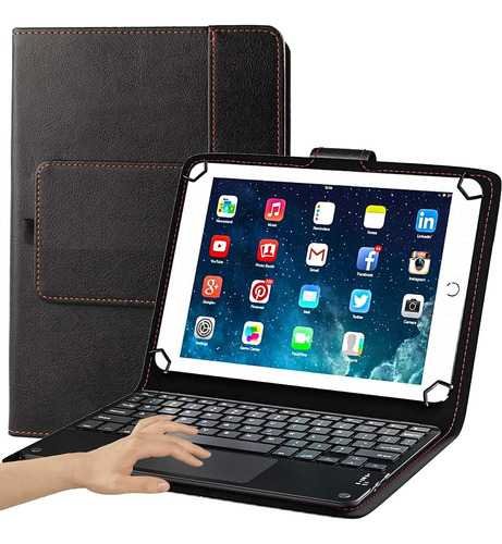 Funda Con Teclado Para Tablet De 9 A 10.5 Eoso Negro