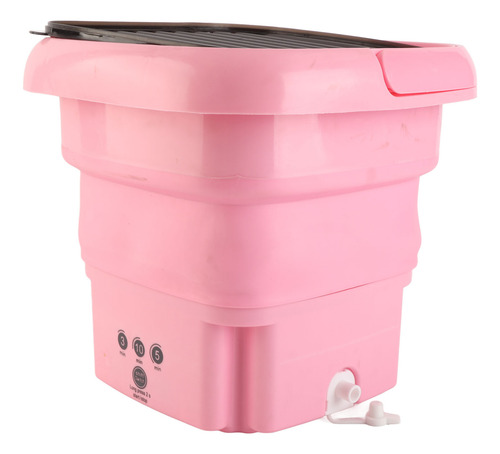 Cubo De Lavado Portátil, Mini Lavadora, Centrifugado Y Desag