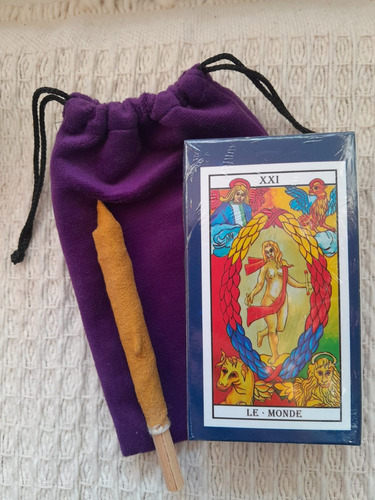 Mazo Tarot + Bolsa De Pana Violeta + Sahumo Maya De Regalo!