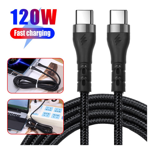 Cable De Carga Rápida Pd De 1 M, Cable De Carga Usb Tipo C