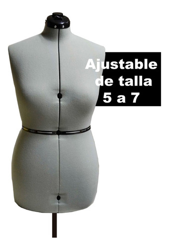 Maniquí De Modista Ajustable Pequeño Ajusta De Talla 5 A 7