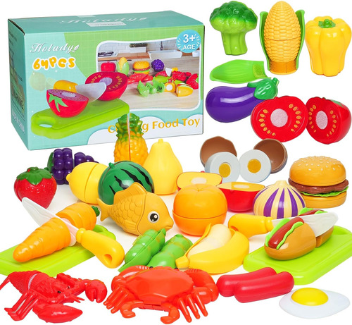 Juego Para La Cocina De Los Niños, Corte De Alimentos Fals