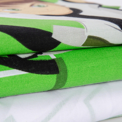 Imagen 3 de 10 de Juego De Sabanas Infantiles 1 Plaza Ben 10 Omnitrix