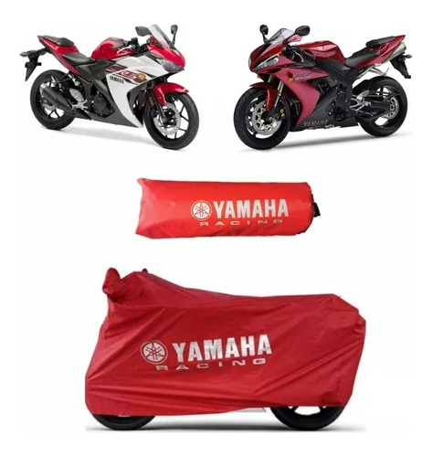 Funda Impermeable Para Motocicleta Yamaha R1, R3, R6 Y Más 