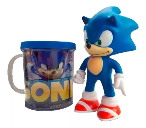 Personagens De Anime Sonic Vermelho Azul Amarelo Preto Ouriço