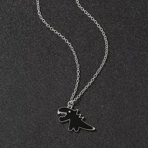 Imagen 5 de 10 de Par Collares De Pareja Dinosaurios Regalo Amor San Valentín