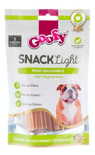 Goofy Snack Light - Snack Vegetariano Control Peso | Kingpet