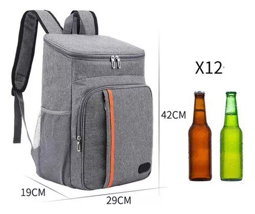 42cm Mochila Hielera Impermeable Enfriador Bolsa Portátil