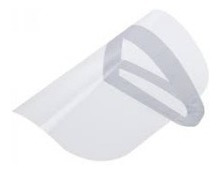 Kit C/ 10 Uni Protetor Facial 100% Transparente Pet - 1117