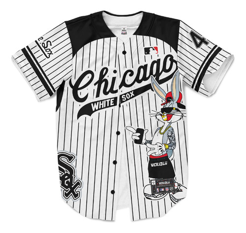 Camiseta Beisbolera Chicago White Sox Bugs