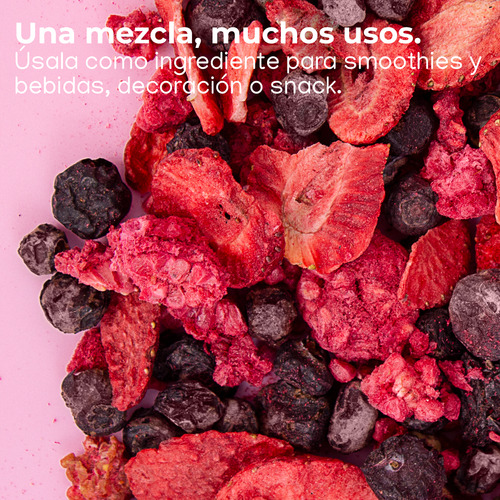 Fruvethy Mix Mezcla De Berries Frutos Rojos Liofilizados 50g