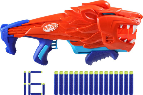 Nerf Junior Wild Lionfury Incluye 16 Dardos