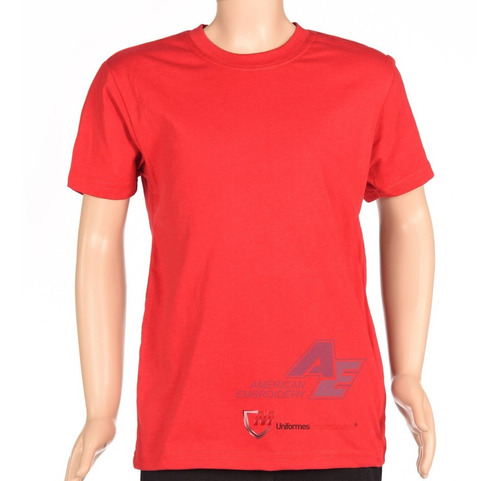 Camiseta Roja Remera Ae Tshirt Manga Corta Niño 