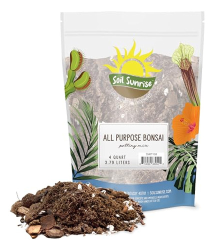 All-purpose Bonsai Potting Mix (4 Quarts), All-natural ...