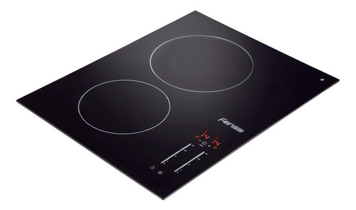 Encimera Eléctrica Fensa 2 Platos Vitrocerámica Y Panel Touc