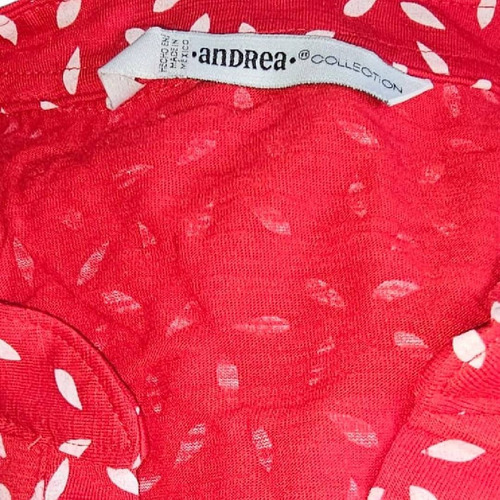 Blusa Fresca/primavera Para Dama Roja