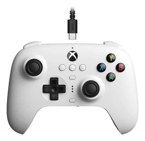 Controle Joystick 8bitdo Ultimate Wired P/ Xbox One Xbox Series X/s Pc Branco