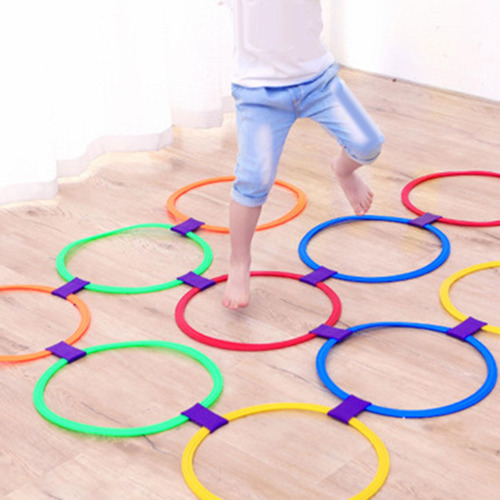 Juego De Anillos De Rayuela, Aros De Rayuela 42cm 10 Anillos