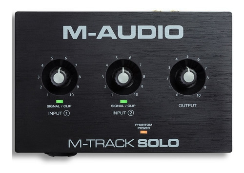 Imagen 4 de 10 de Interfaz De Audio M-audio M-track Solo Pc Usb Para Grabación