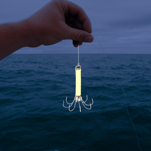 Aparejos De Pesca Con Anzuelo Duro Para Calamar, 4 Unidades