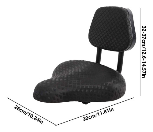 Asiento De Bicicleta Con Respaldo SillĂn De Bicicleta Imperm