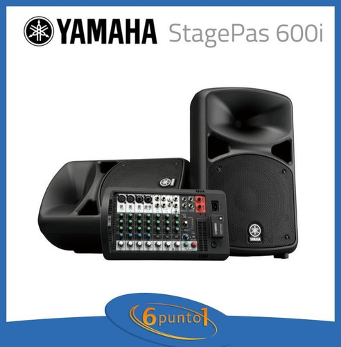 Yamaha Stagepas 600i Sistema De Sonido Portátil - 6 Ctas S/i